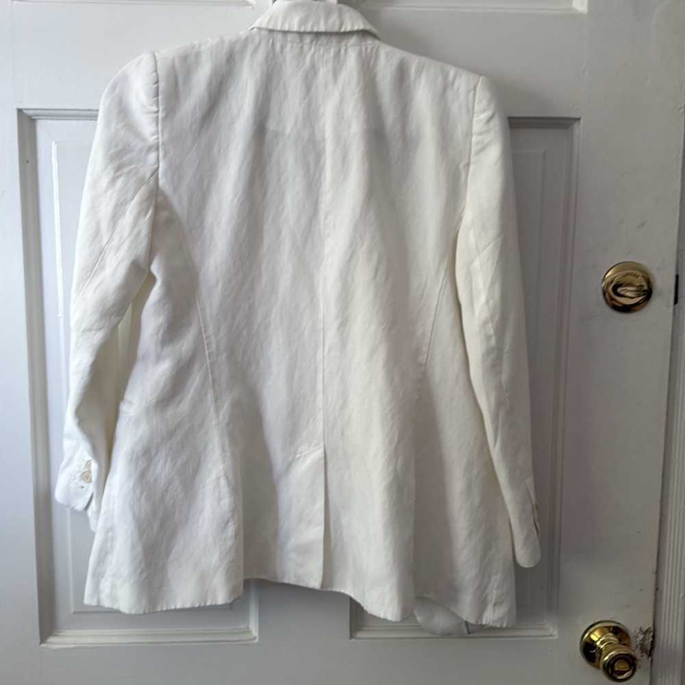 LOFT Classic Cream/white Women's Blazer - Picture 5 of 5